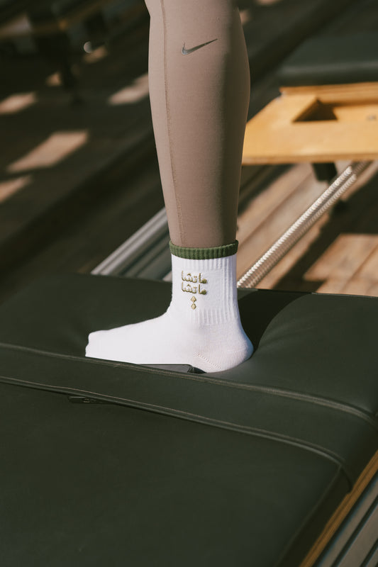 Matcha Energy — Grip Socks